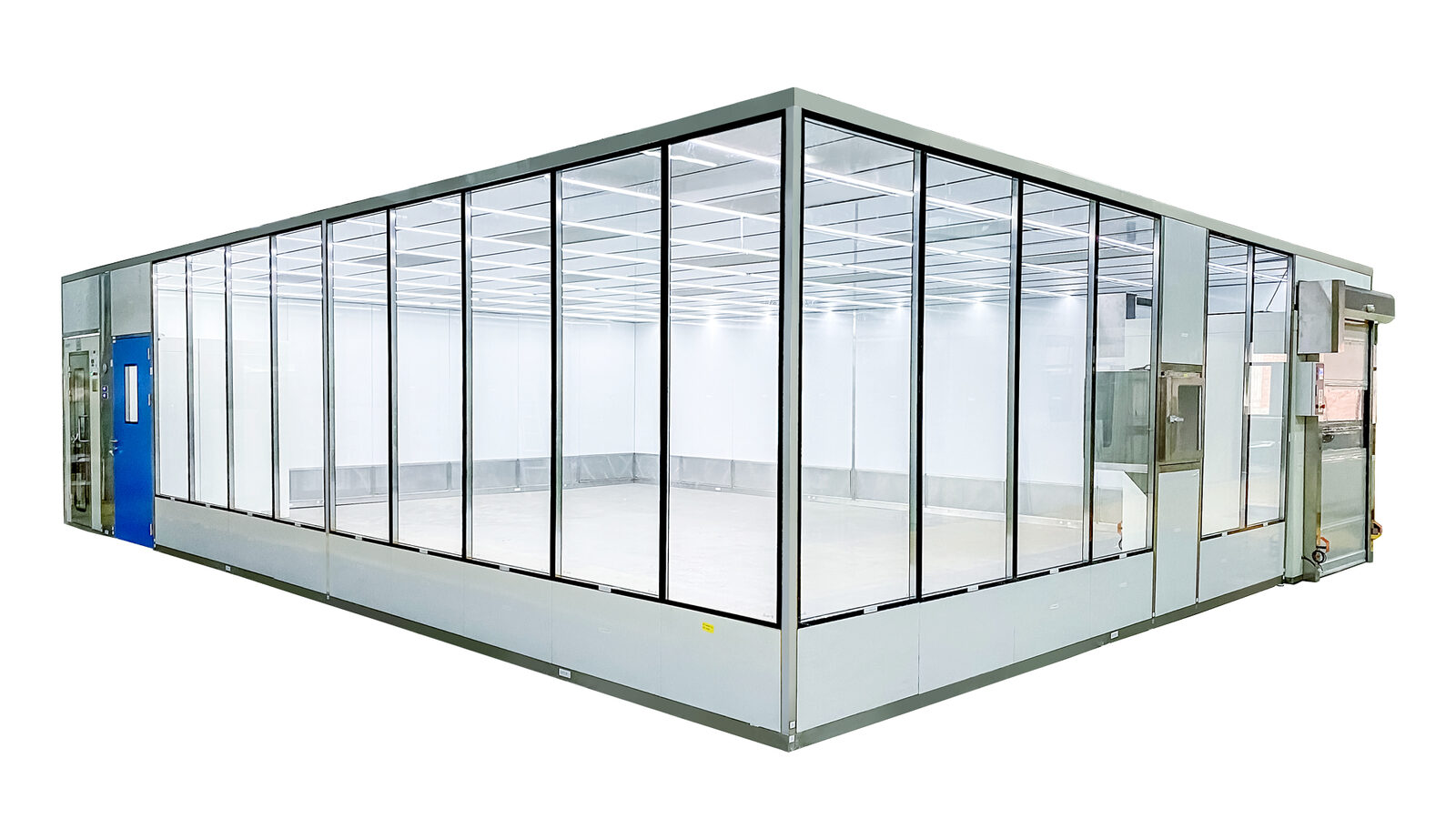 High windows modular cleanroom