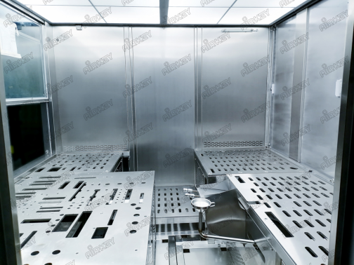Internal structure of laminar air flow