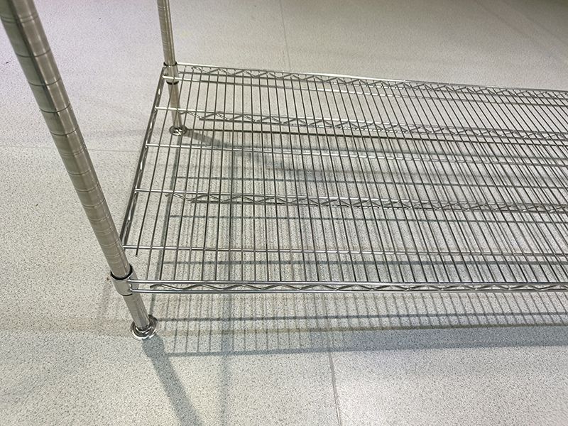 Custom shoe rack at bottom