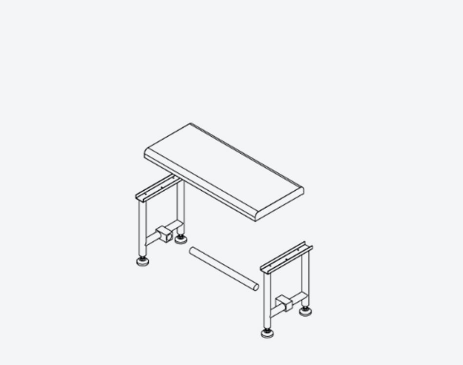 Knock-down design for flat packing, save shipment costs