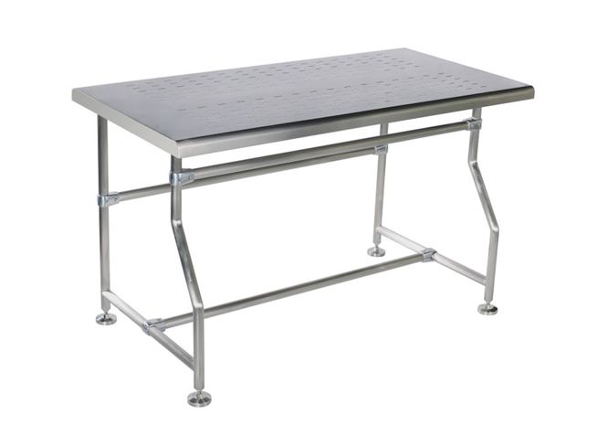 Perforated tabletop optional