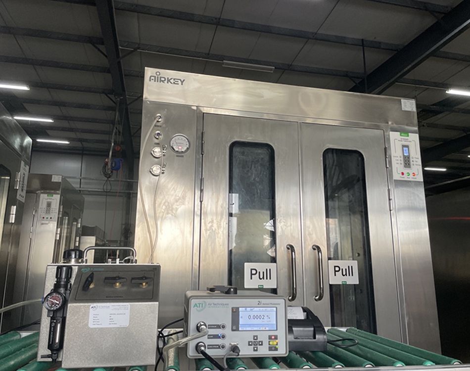 Trial operation and test before delivery