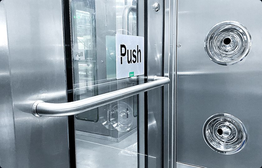 Handles for push and pull