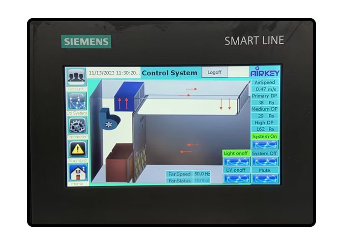 LCD control panel
