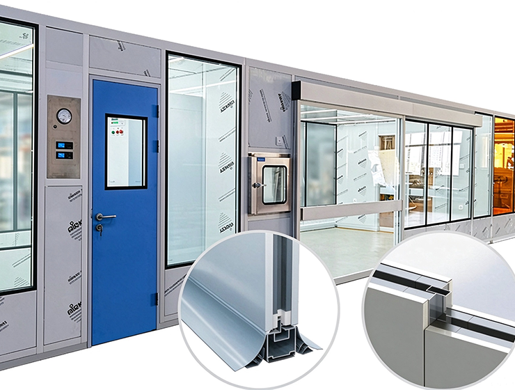 Airkey Modular Cleanroom with 3 core modular systems