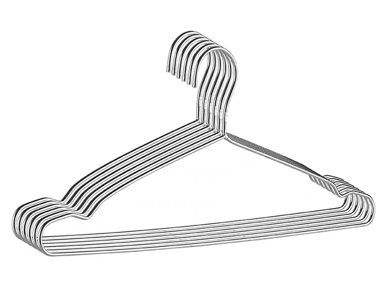 Stainless steel hangers, perfect match