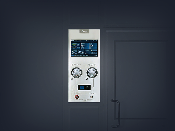 Modular cleanroom HVAC system Intelligent Control Panel