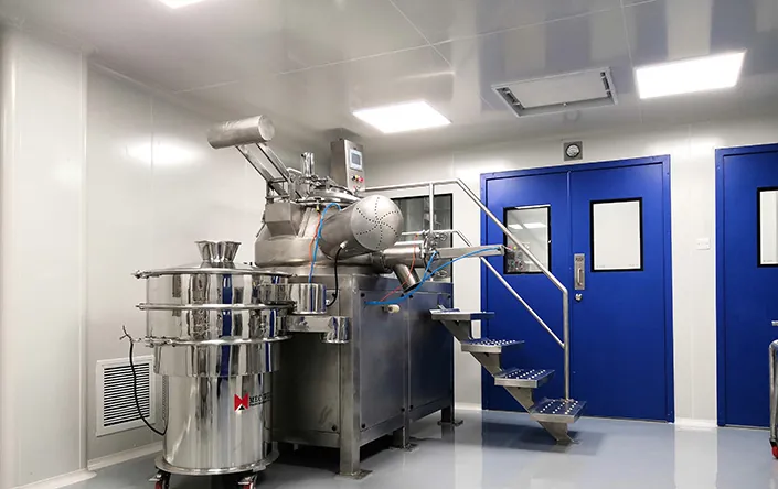 Pharmaceutical clean room solution for oral liquid