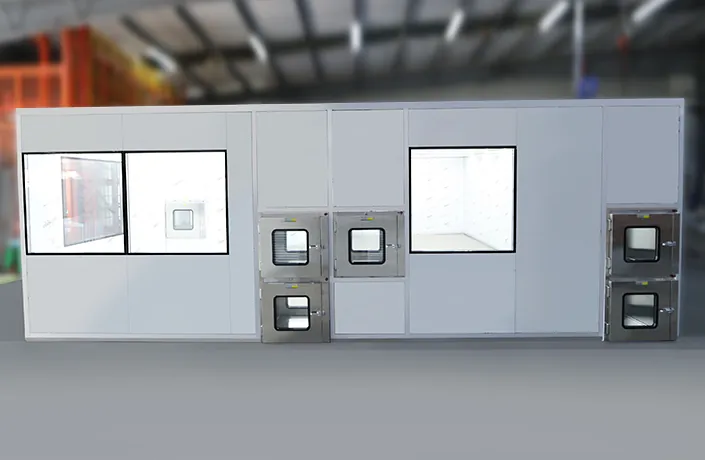 USP 797 Clean room & USP 800 Clean room- FastIns Modular Cleanroom Project