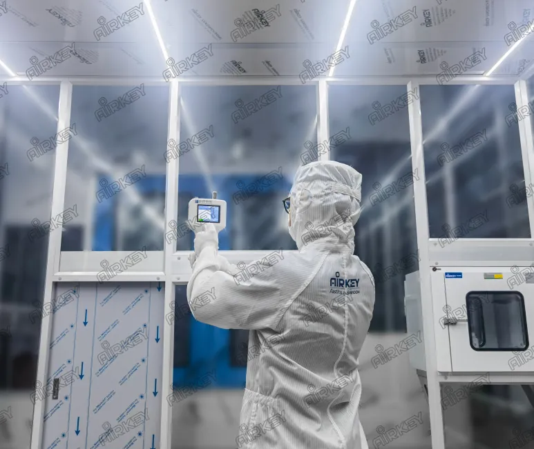 Test performance in cleanroom