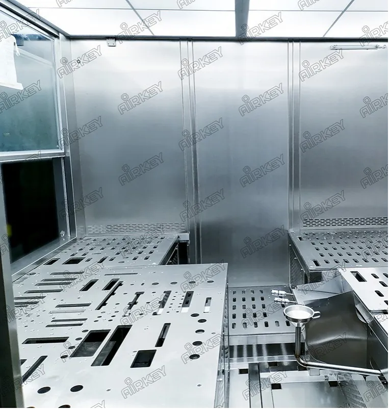 inside of biosafety cabinet