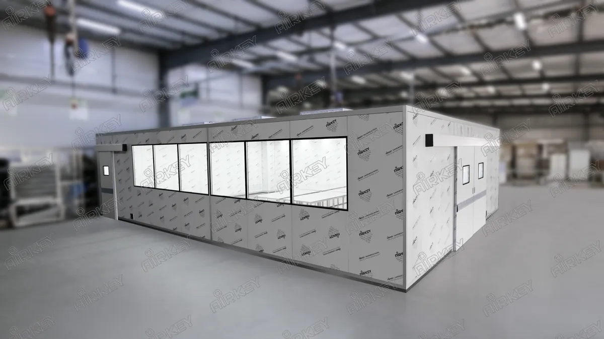 3D Modeling Modular Cleanroom