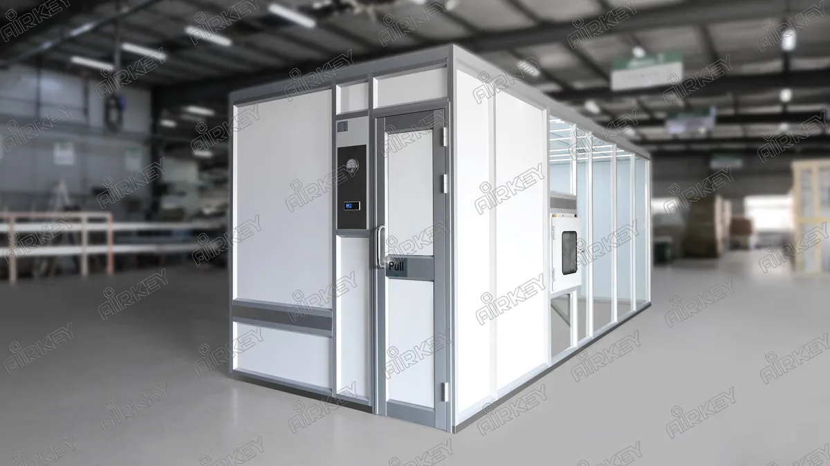 Pharmaceutical modular cleanroom
