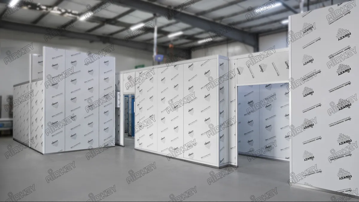 Pharmaceutical modular cleanroom