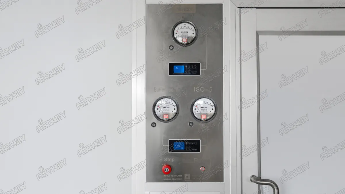 Control Panel of modular cleanroom
