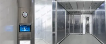 Cleanroom with intelligent control panel