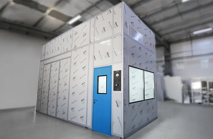 Double Ceiling Fast Installation Electronics Modular Cleanroom