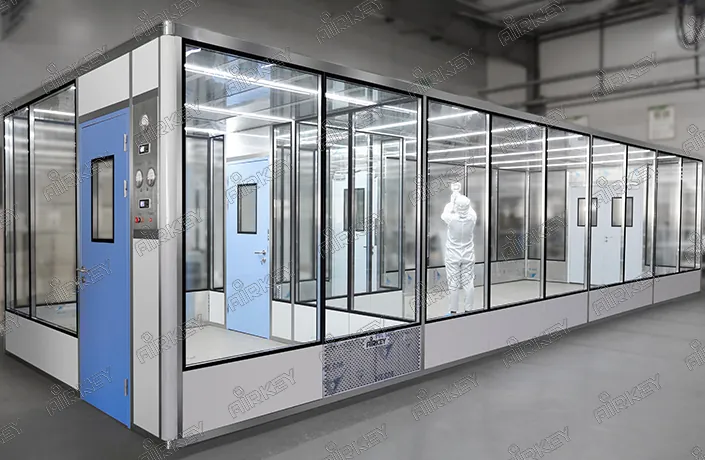 Strong Corrosion Resistance High Vision Biology Laboratory Modular Cleanroom