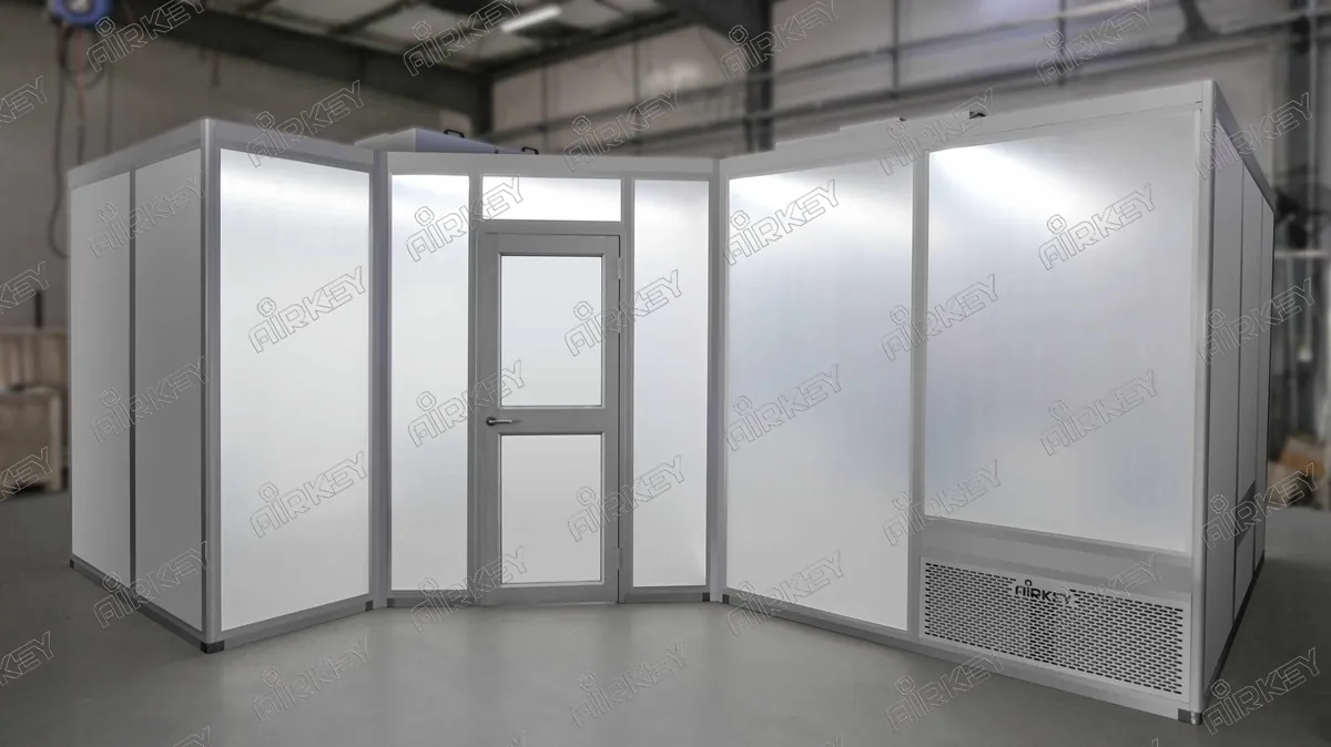 Lab diagnostic test kits modular clean room