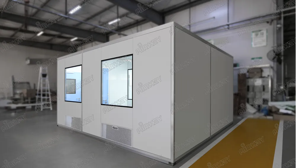 AIRKEY ISO7 Grade C pharmaceuticalmodular cleanroom
