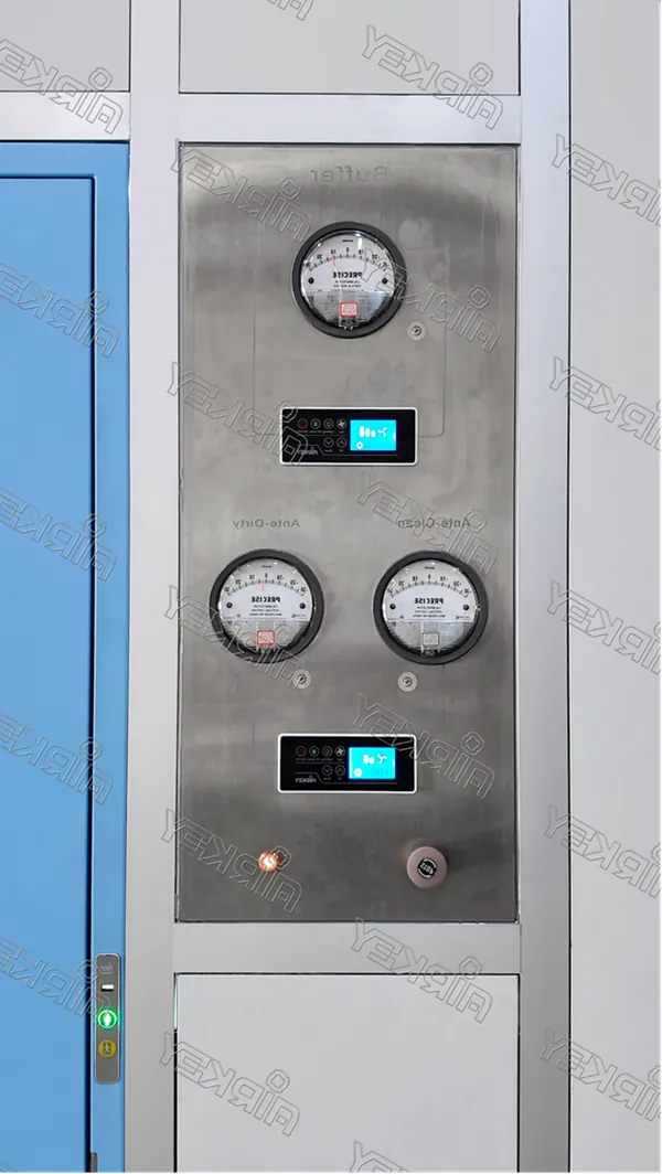 Control Panel of USP797 modular cleanroom