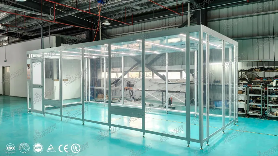 USA Sterile Laboratory Modular Cleanroom for Peptide Synthesis in Arizona