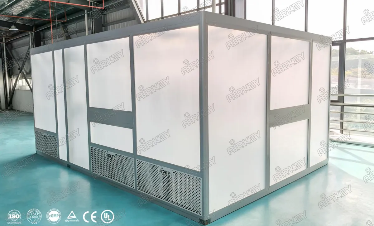 pharmaceutical modular cleanroom