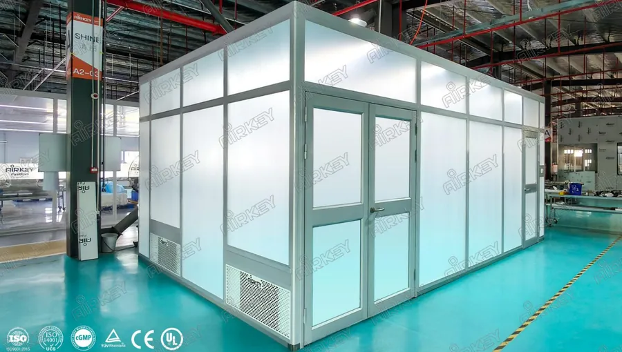 Singapore ISO 6 Modular Cleanroom for Electronic Access Control Device Manufacturing