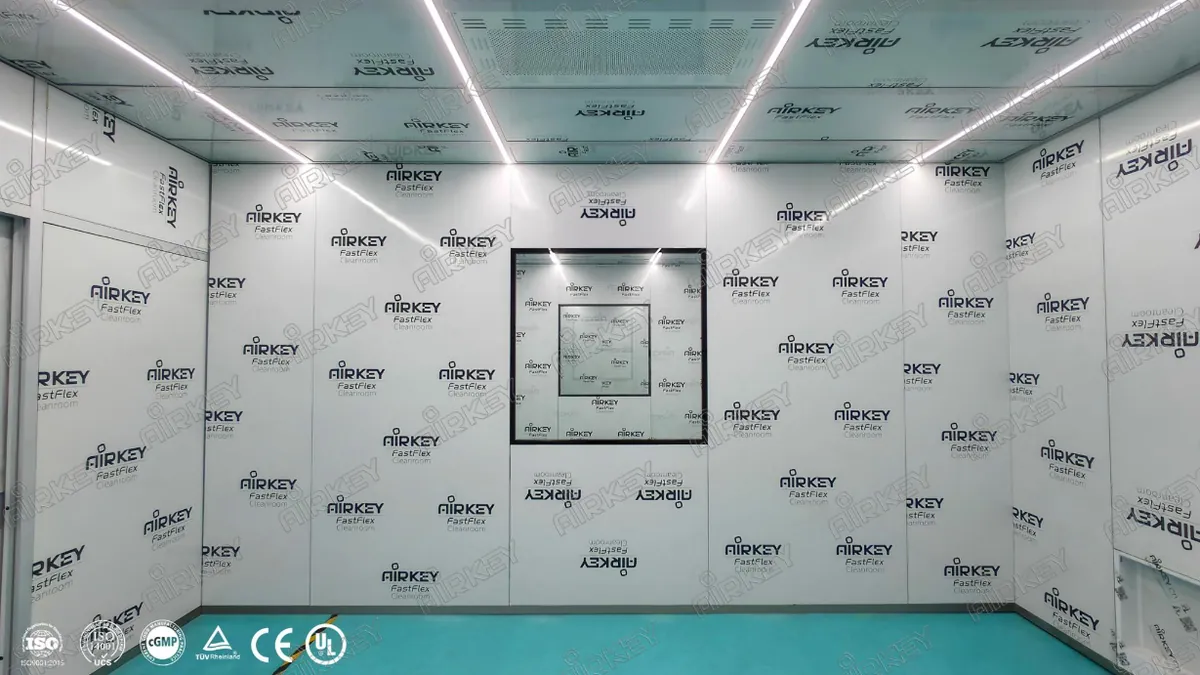 Pharmaceutical ISO 8 Modular Cleanroom Project