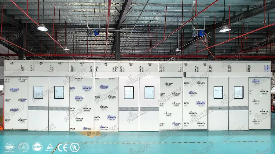 U.S. Pharmaceutical Solid Dosage ISO 8 Modular Cleanroom Project
