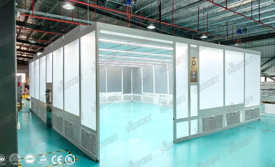 USA ISO 5 Modular Cleanroom Project for High-Precision 3D Printing Manufacturing