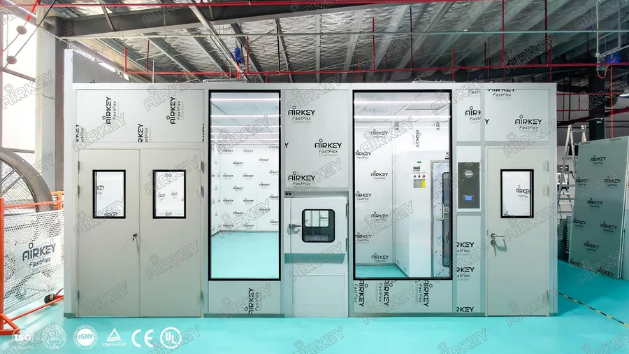 How Airkey Built an ISO 6 Modular Cleanroom for Neutron Generator Manufacturing