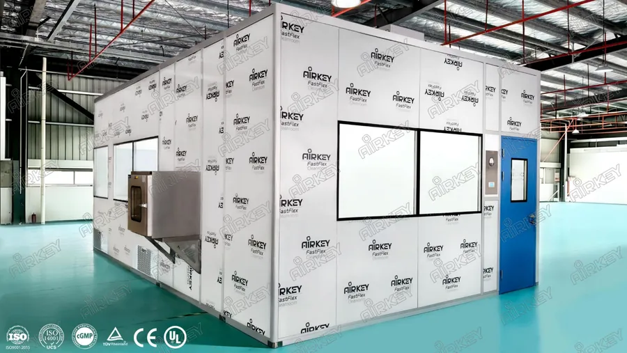 Germany ISO 6 Modular Cleanroom Project for Optical Component Manufacturing