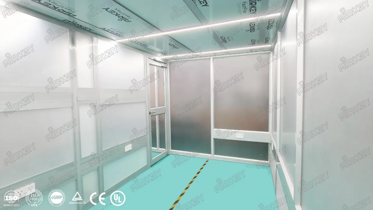 Modular cleanroom manufacturer for biotechnology laboratory applications
