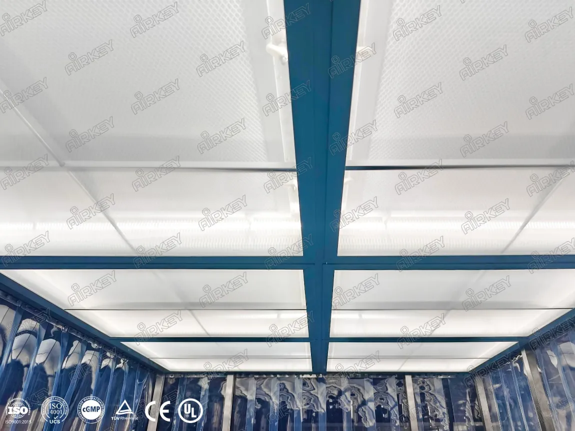 Mobile Grade A laminar airflow hood for sterile pharmaceutical manufacturing